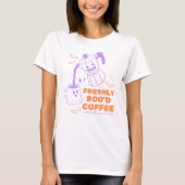 Verse Boo'd Halloween Koffieliefhebber Moka Pot T-shirt (Voorkant)