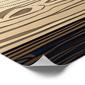 Verse bos selderij op hout poster (Hoek)