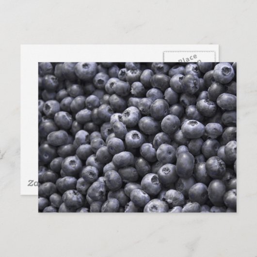 Verse bosbessen briefkaart (Voorkant / Achterkant)