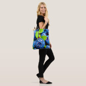 Verse bosbessen Close-up Tote Bag (Op model)
