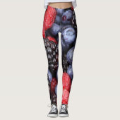 Verse Bosbessen Frambozen Blackberry Leggings (Voorkant)