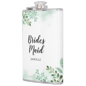 Verse Botanische bruidsmeisje bruiloft cadeaus Heupfles (Links)