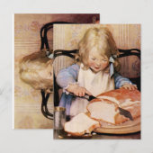 Verse brood door Jessie Willcox Smith Briefkaart (Voorkant / Achterkant)