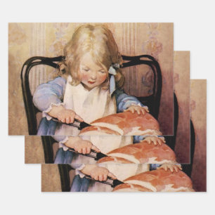 Verse brood door Jessie Willcox Smith Inpakpapier Vel