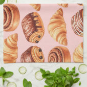 Verse broodjes en croissants van Natasha Us Theedoek (Gevouwen)