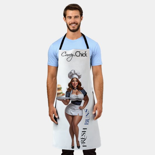 Verse broodjes schort (Gedragen)