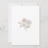 Verse Bruidsborrel met Bloemen van de Markt Kaart (Achterkant)