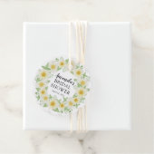 Verse bruidsdagscherm van Fresh Daisy Bedankjes Labels (In situ)