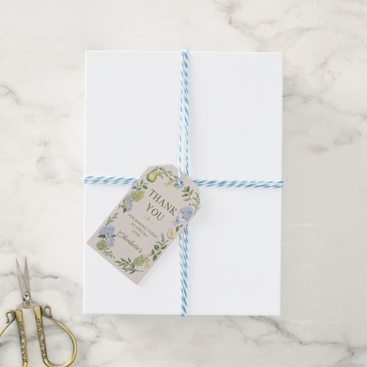 Verse Bruidsfeest Cadeaulabel (Met Touw)