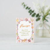 Verse Bruidsfeest recept Informatiekaartje (Staand voorkant)