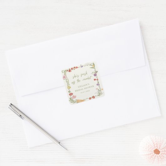 Verse Bruidsfeest Sticker (Envelop)
