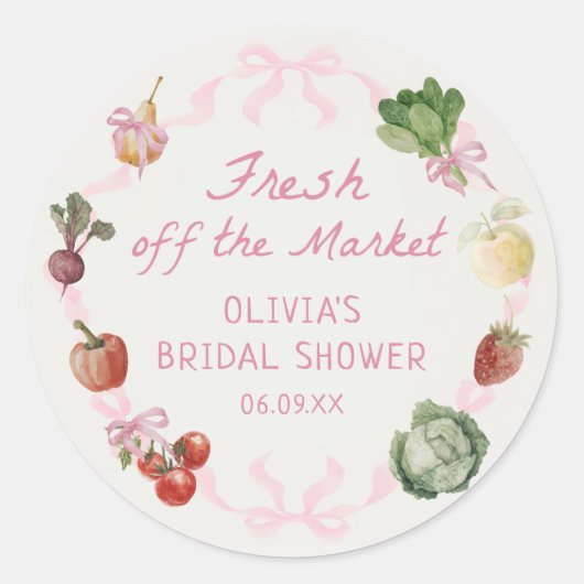 Verse bruidsmeisje sticker (Voorkant)