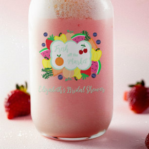 Verse Bruidsmeisjesshower Blikvorm Glas