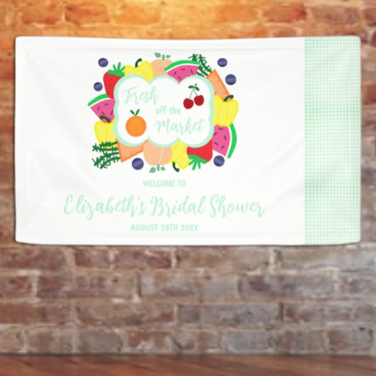 Verse Bruidsmeisjesshower Spandoek