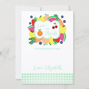 Verse Bruidsmeisjsetentoonstelling Van De Markt Bedankkaart