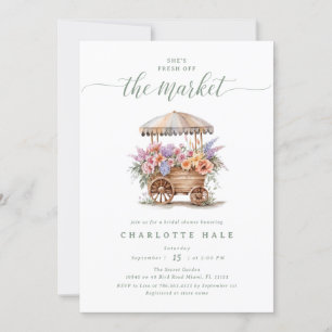 Verse Bruiloftsfeest met Bloemen Kaart