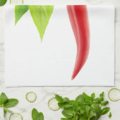 Verse chilipeper theedoek (Gevouwen)