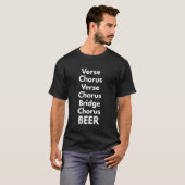 Verse Chorus Bridge Beer T-shirt (Voorkant volledig)