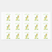 Verse citroen Drink labels - aangepaste tekst (Vel)