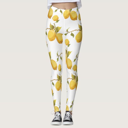  verse citroenen: simplistisch design leggings (Voorkant)