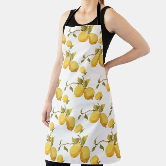 verse citroenen: simplistisch design schort (Insitu)