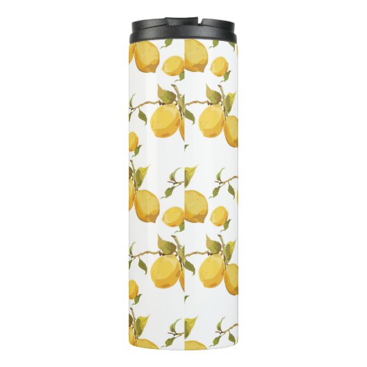  verse citroenen: simplistisch design thermosbeker (Achterkant)