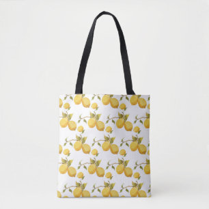  verse citroenen: simplistisch design tote bag