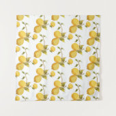  verse citroenen: simplistisch design wandkleed (Voorkant (horizontaal))