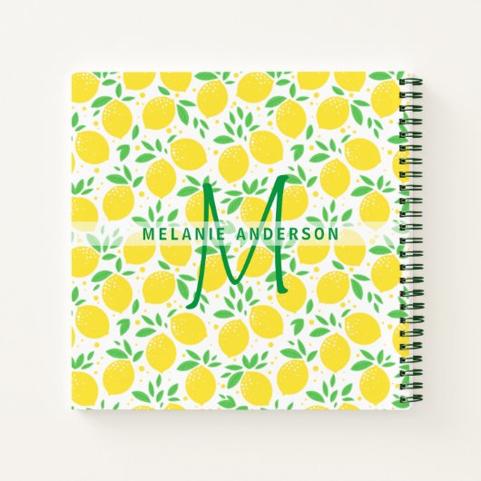 Verse citroenen Tuinders Journaal Tuinieren Notitieboek (Achterkant)