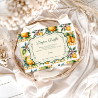 Verse Citrus Bloemige Baby Shower Luiers Raffle