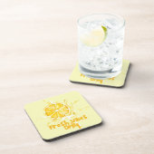 Verse Citrus Onderzetter Set - Citroen Design (Rechterzijde)
