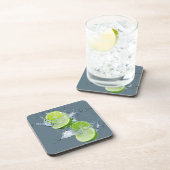 Verse Citrus Onderzetter Set - Limoen Design (Rechterzijde)