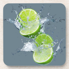 Verse Citrus Onderzetter Set - Limoen Design
