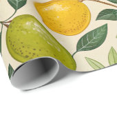 Verse Citrus Oogst Botanisch Cadeaupapier (Rol Hoek)