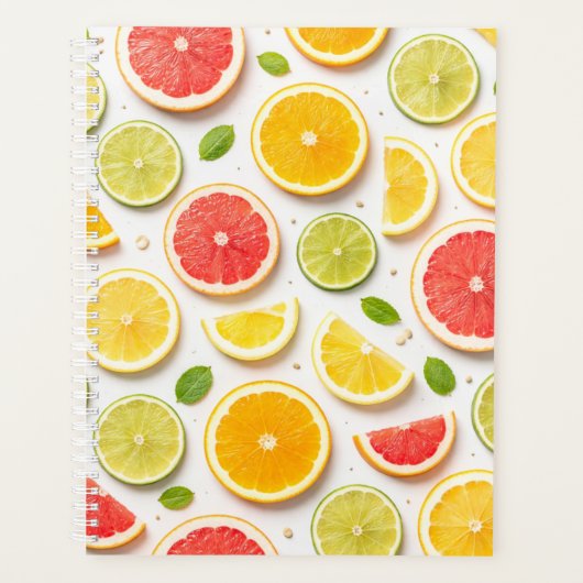 Verse Citrus Schijf Planner (Voorkant)