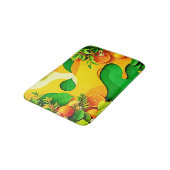 Verse Citrus Zomer Vibes Kunst Badmat (Gekanteld)