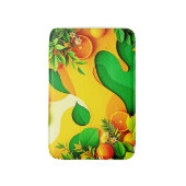 Verse Citrus Zomer Vibes Kunst Badmat (Voorkant Verticaal)