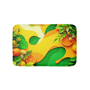 Verse Citrus Zomer Vibes Kunst Badmat