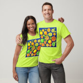 verse-citrusschijfpatroon t-shirt (Unisex)