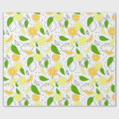 Verse citrusvruchten. cadeaupapier (Vlak)