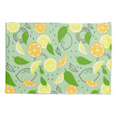 Verse citrusvruchten Citroen Sinaasappel Modern. Kussensloop (Achterkant)