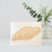 Verse croissant briefkaart (Staand voorkant)