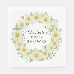 Verse Daisy Baby showers servetten