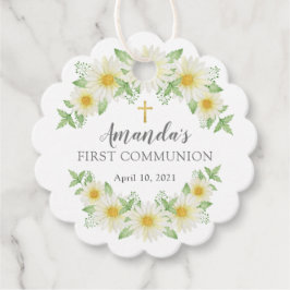 Verse Daisy Bloemen Eerste Heilige Communie Favor  Bedankjes Labels