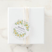 Verse Daisy Bloemen Eerste Heilige Communie Favor Bedankjes Labels (In situ)