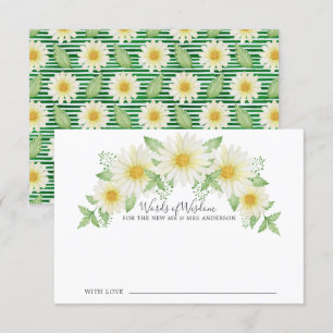 Verse Daisy Bride-woorden van Wisdom Card Kaart