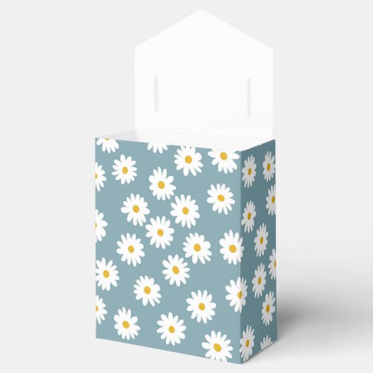 Verse Daisy Party Favor Box Bedankdoosjes (Geopend)