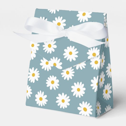 Verse Daisy Party Favor Box Bedankdoosjes (Voorkant Zijde)