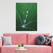 Verse Dauw Druppels Canvas Afdruk (Insitu (Woonkamer))