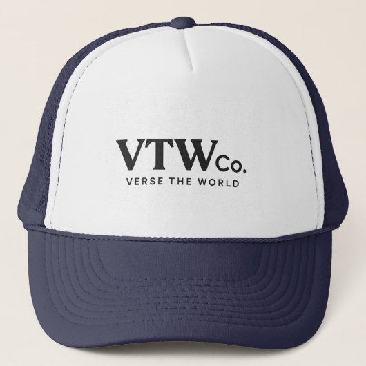Verse De Wereld Co. Trucker Hat Trucker Pet (Voorkant)